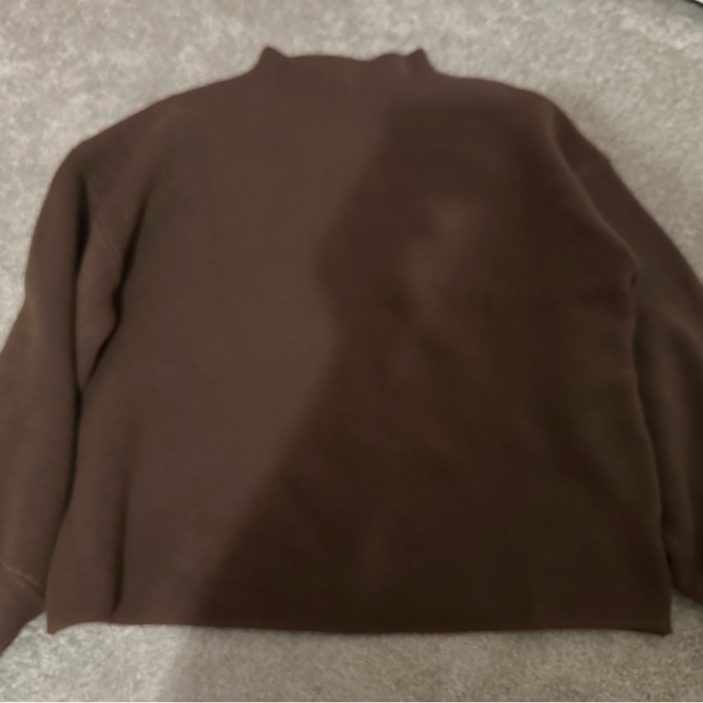 Cozy Brown Crewneck Sweater